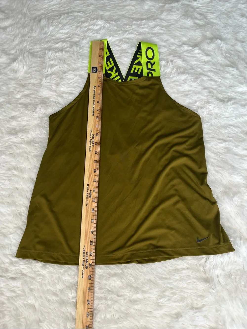 Nike Pro Intertwist Dri-FIT Elastika Training Tank Top In Moss Green/Volt Yellow